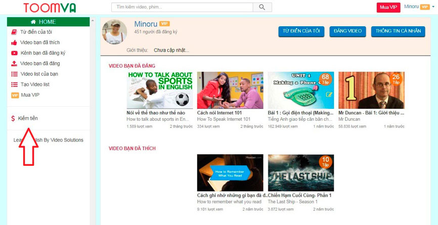 HƯỚNG DẪN KIẾM TIỀN ONLINE CÙNG TOOMVA