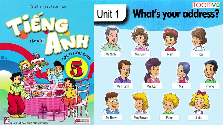 Tiếng Anh Lớp 5 - Tập 1