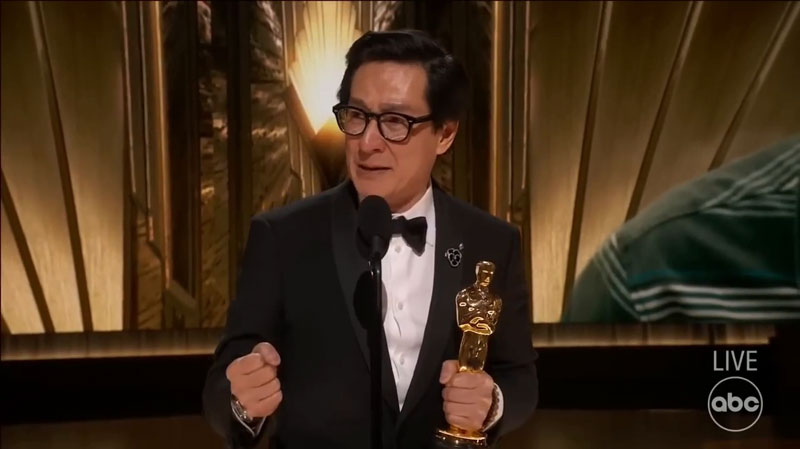 Quan Kế Huy Khóc Như Mưa Tại Lễ Trao Giải Oscar 95