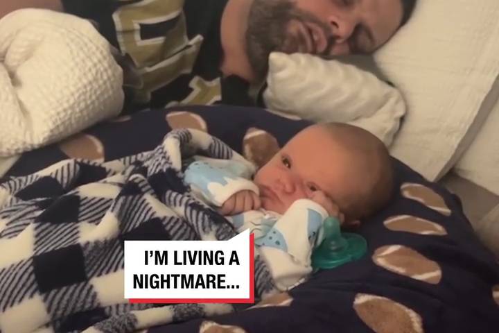 Dad's Snoring Keeps Baby Awake