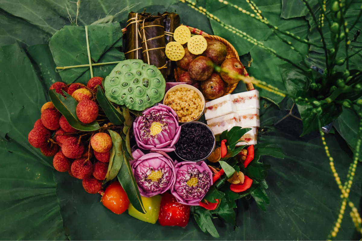 Mâm cỗ Tết Đoan Ngọ
