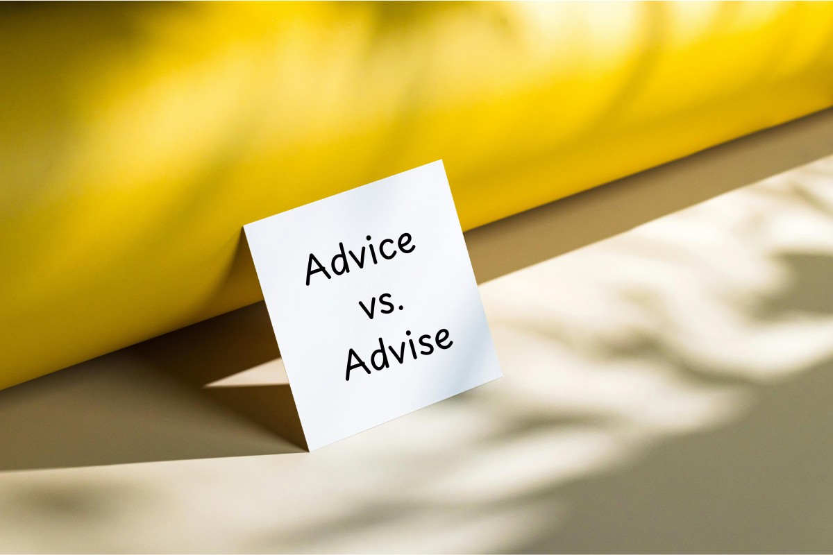 Phân biệt cách dùng "Advice" và "Advise"