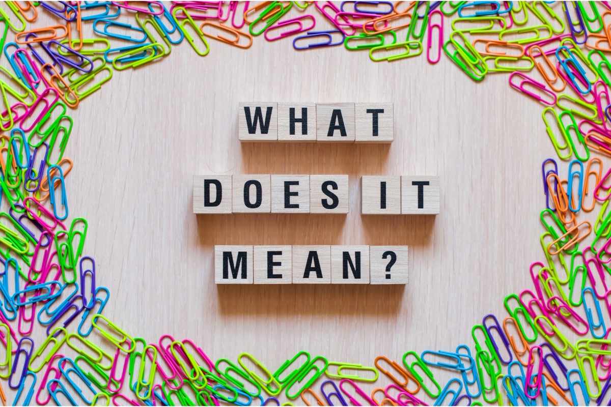 5 nghĩa khác nhau của từ "Mean"