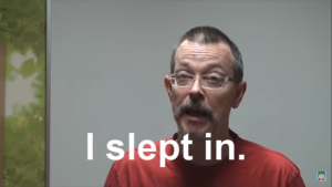 Easy English Expression 7 - I slept in - Tôi ngủ nướng