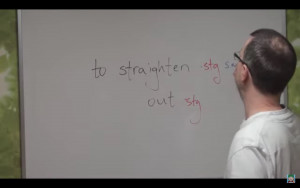 Easy English Expression 70 - (to) straighten out - tháo gỡ