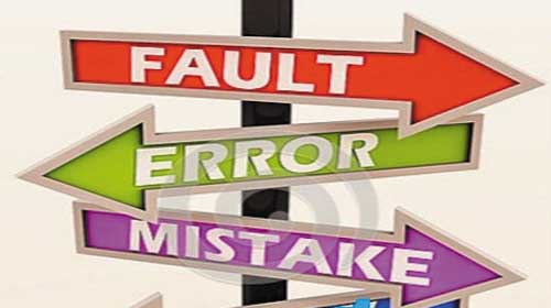 Phân biệt lỗi : Mistake, Error, Defect, Fault