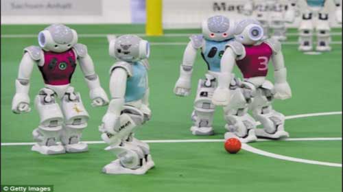 Robot đá bóng - Robots play football
