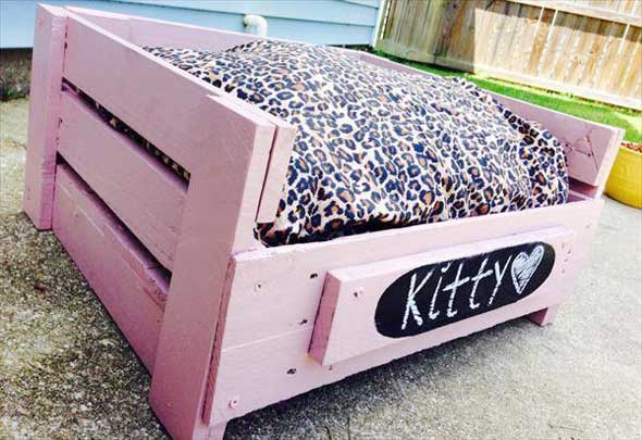 Giường pallet gỗ Kitty