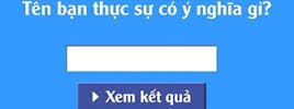 Tên tiếng anh của bạn là gì?
