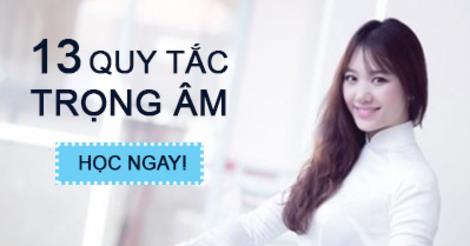 13 quy tắc trọng âm trong tiếng Anh
