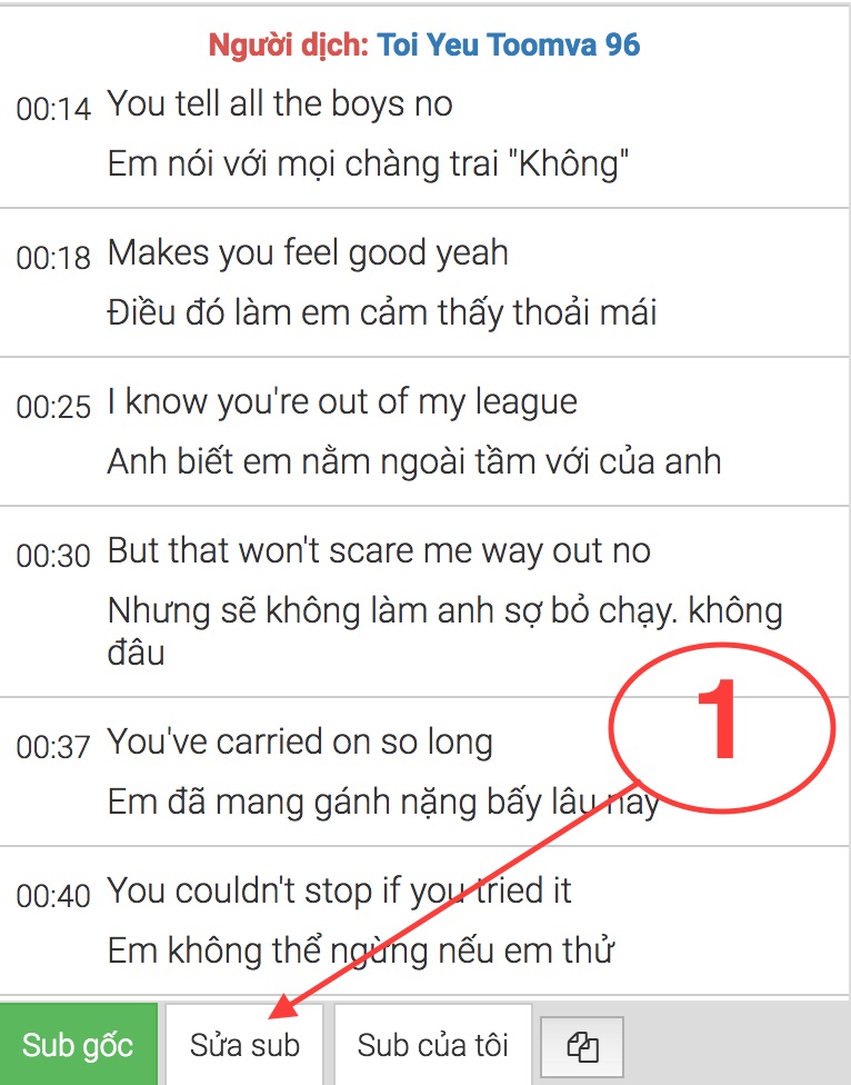 Hướng dẫn dịch phụ đề cho video