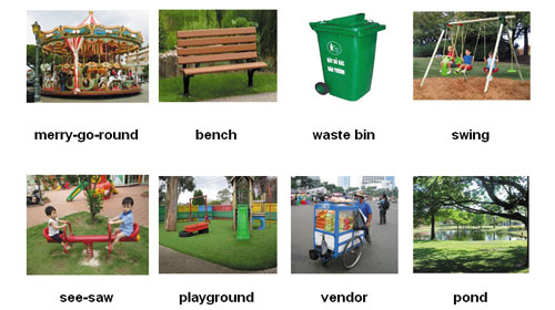 Tiếng Anh chủ đề: Công viên