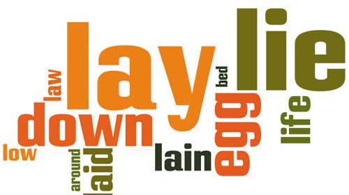 Phân biệt các dùng "LAY" và "LIE"