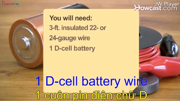 Cách tự làm một mô tơ điện đơn giản