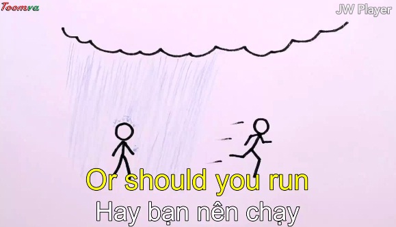 Nên chạy hay đi bộ dưới trời mưa?