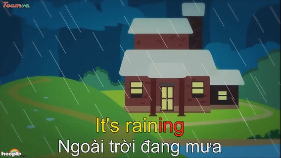 Ngoài trời đang mưa